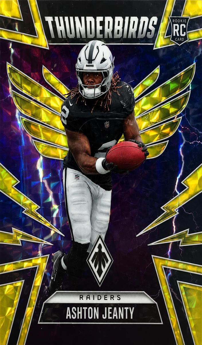 2025 Panini Phoenix Football Yellow Pyramids Ashton Jeanty #27