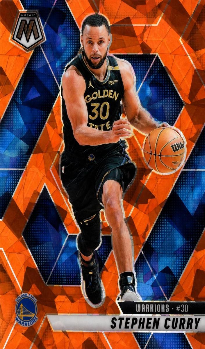 2024 Panini Mosaic Basketball Orange Ice Stephen Curry #163