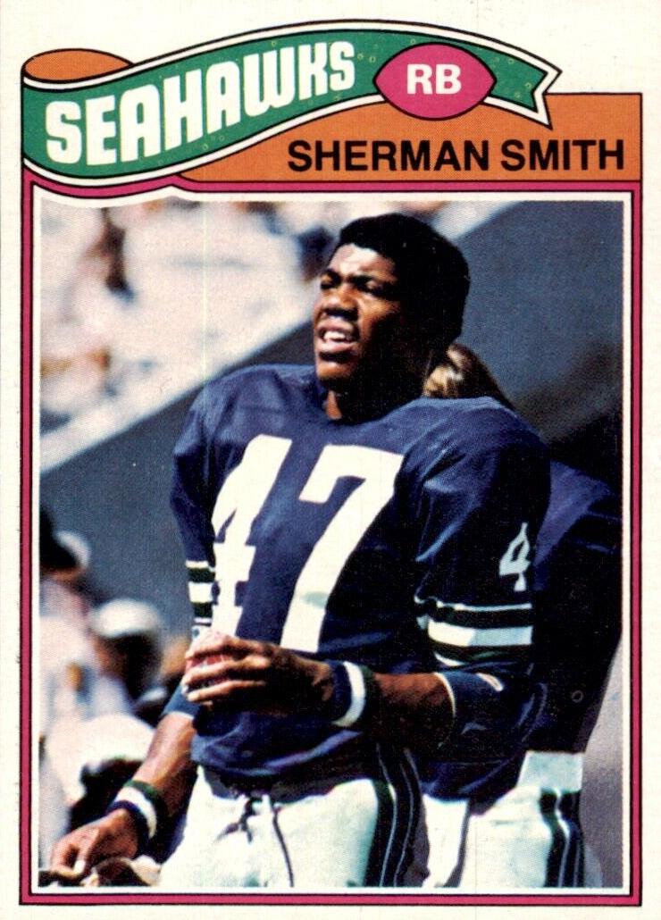 1977 Topps Football Sherman Smith #337 PSA 9