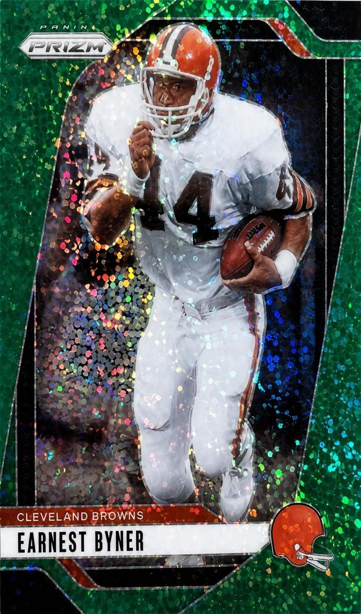 2024 Panini Prizm Football Green Sparkle Earnest Byner #70