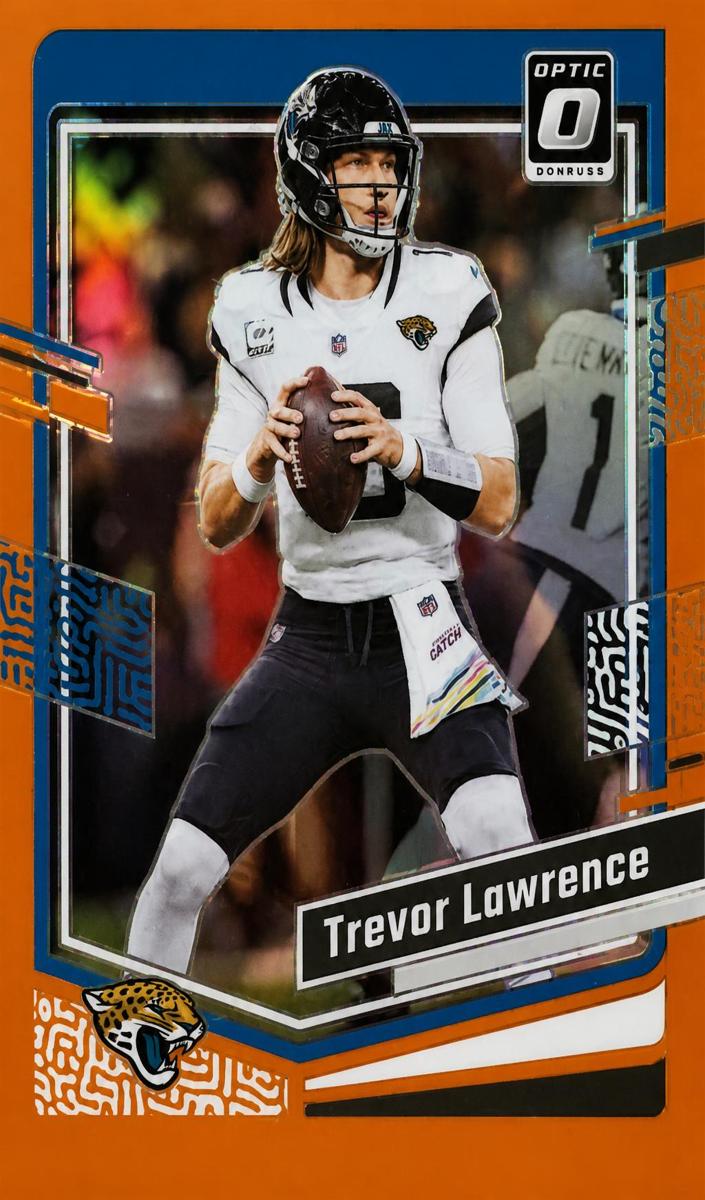2023 Donruss Optic Football Orange Trevor Lawrence #87