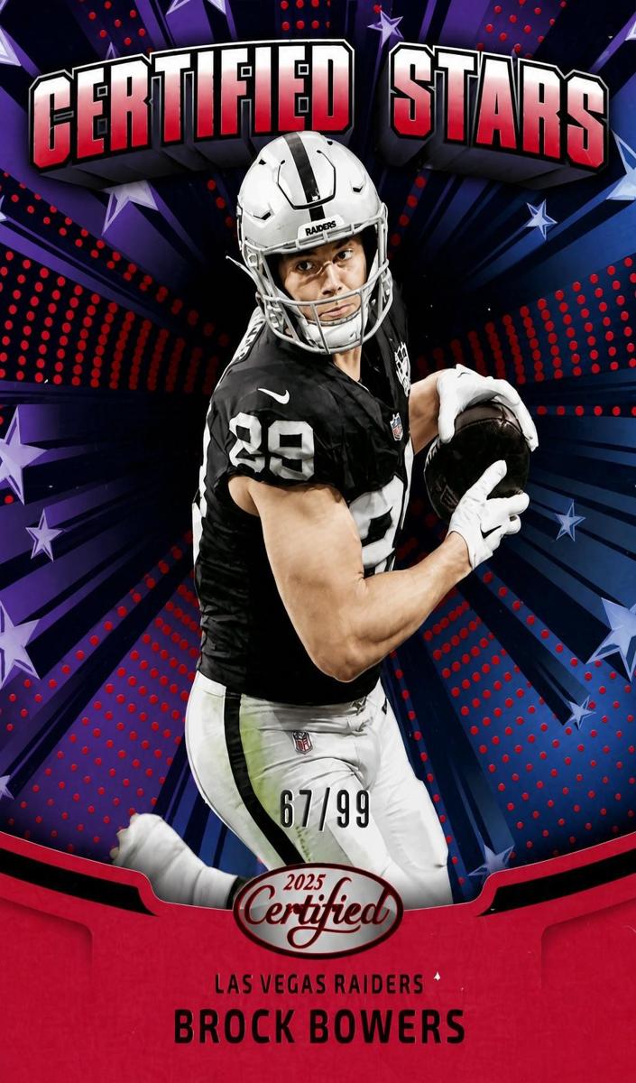 2025 Panini Certified Football Mirror Red Brock Bowers #CST-BBS