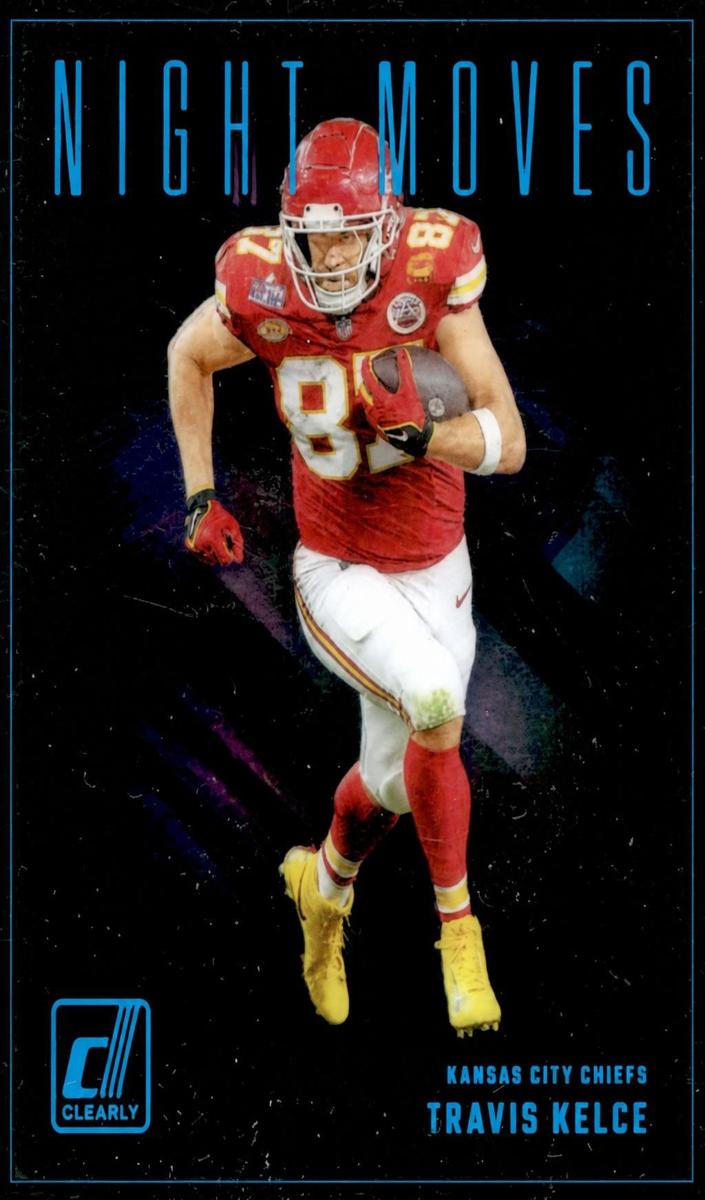 2024 Panini Clearly Donruss Football Platinum Travis Kelce #18