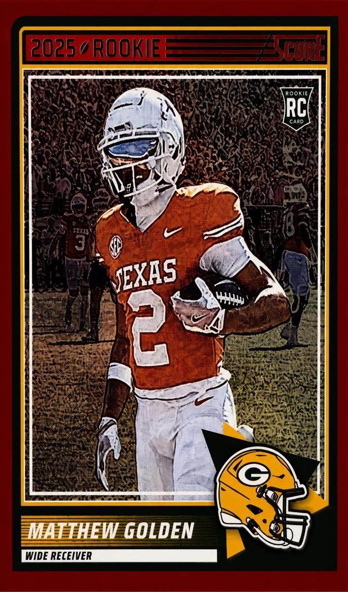 2025 Panini Score Football Red Zone Matthew Golden #56