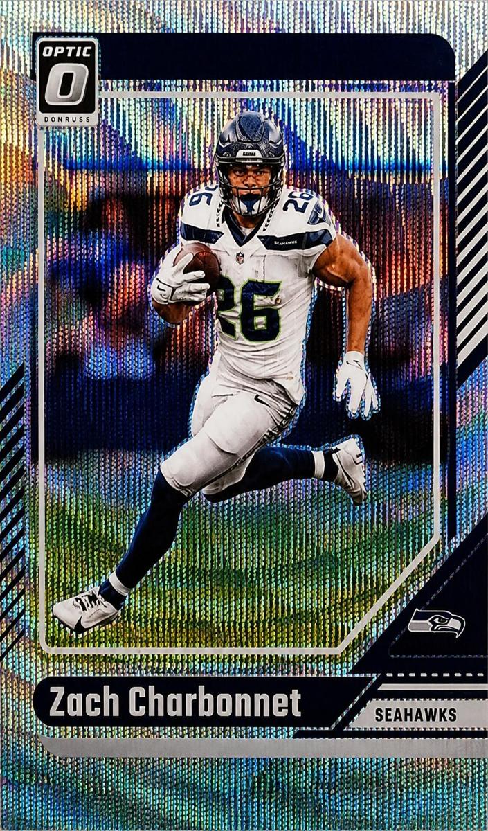 2024 Donruss Optic Football Wave Zach Charbonnet #179