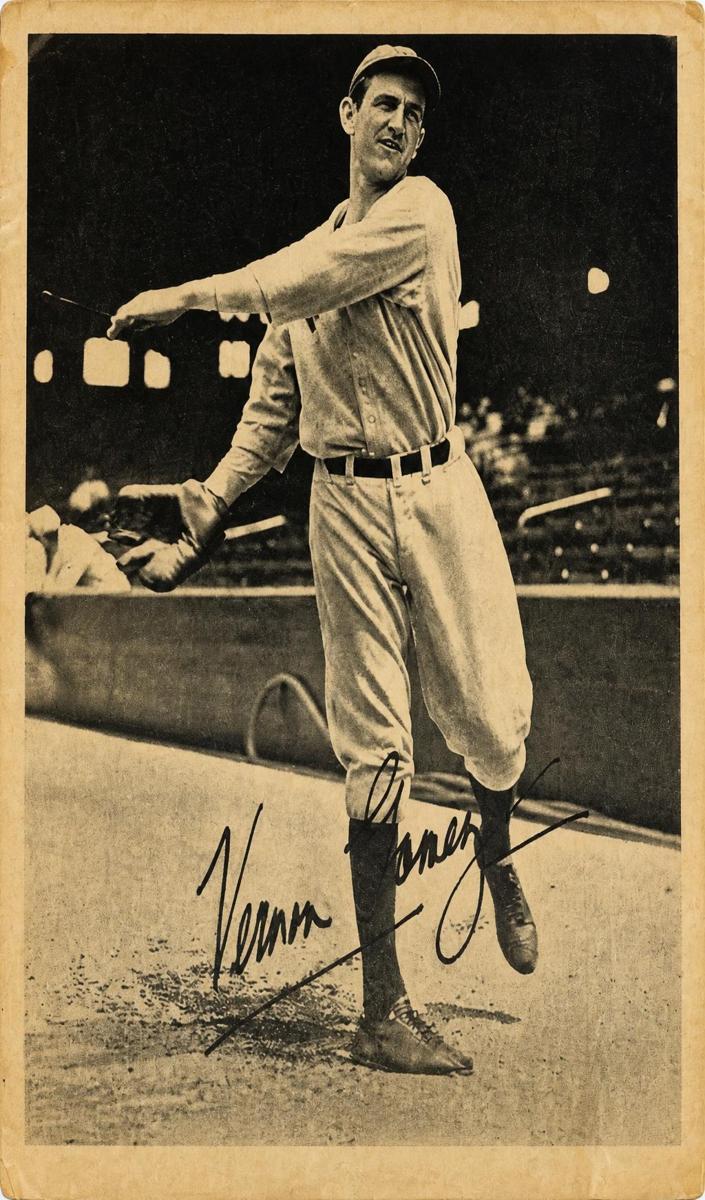 1934 R310 Butterfinger Premiums Baseball Vernon Gomez #NNO