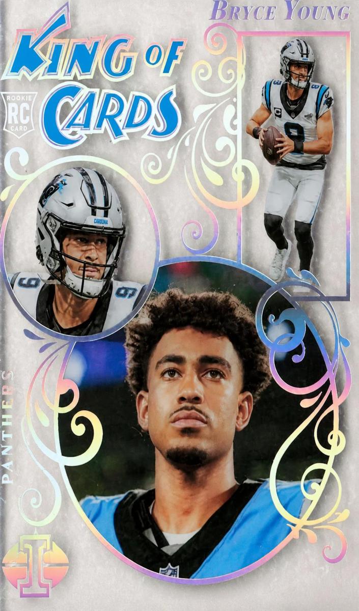 2023 Panini Illusions Football Rainbow Bryce Young #16 PSA 9