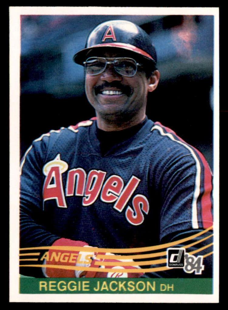 1984 Donruss Baseball Reggie Jackson #57