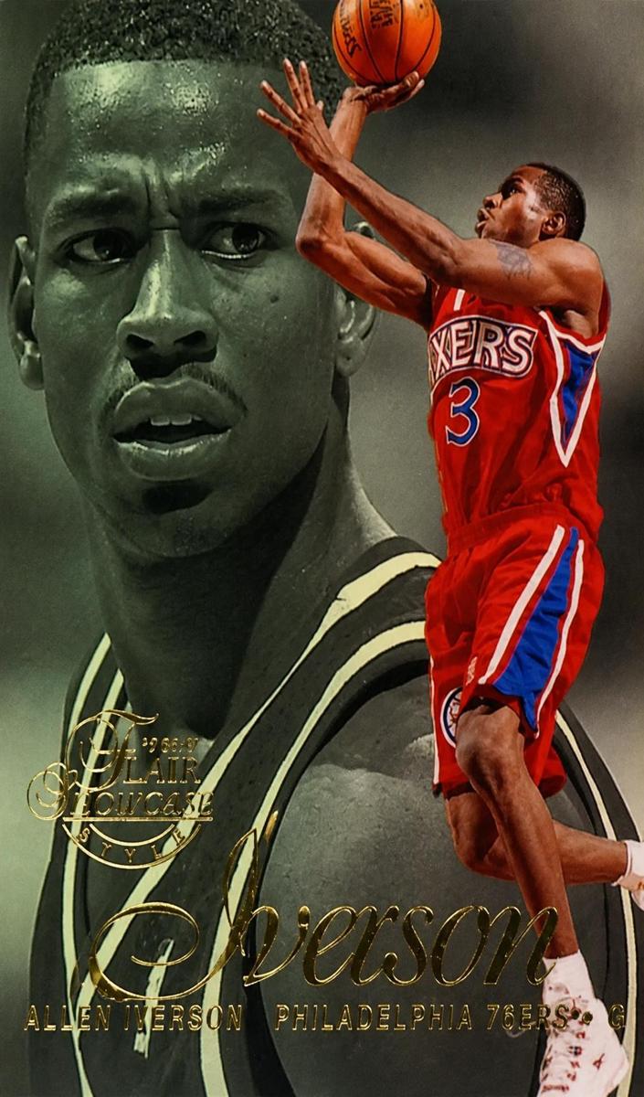 1996 Flair Showcase Basketball Legacy Collection Allen Iverson #3 PSA 10
