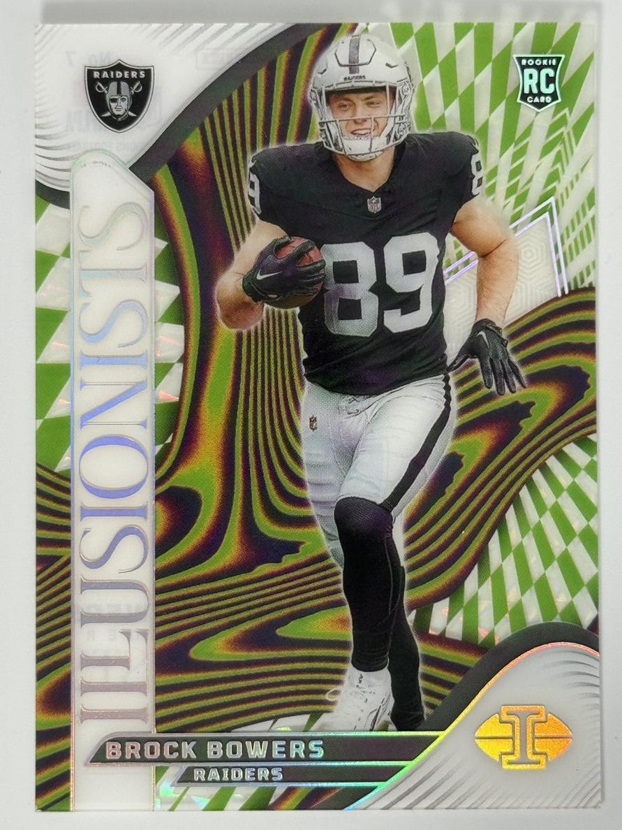 2024 Panini Illusions Football Brock Bowers #7 PSA 9
