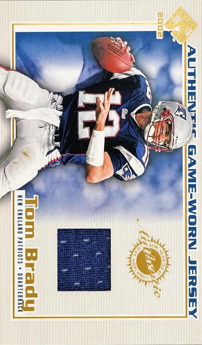 2002 Pacific Private Stock Reserve Football Tom Brady #76 BGS 7