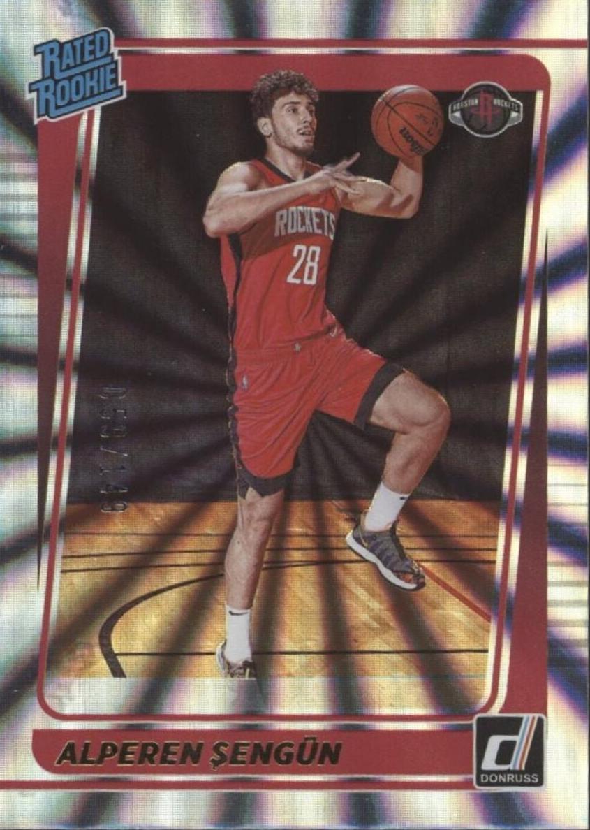 2021 Panini Donruss Basketball Holo Laser Alperen Sengun #219 PSA 9