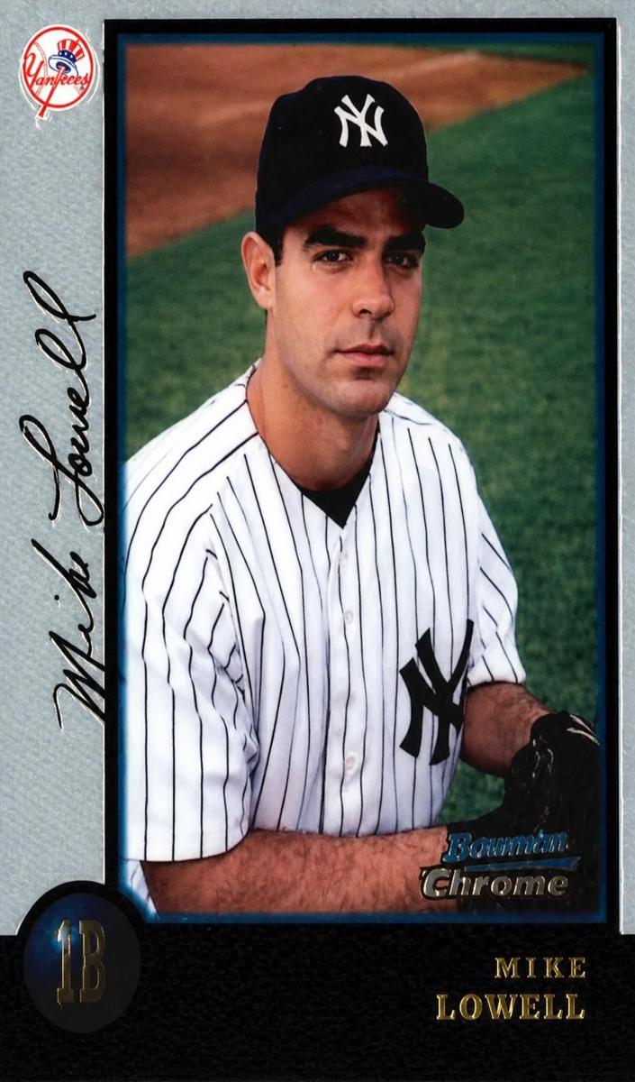 1998 Bowman Chrome Baseball Mike Lowell #85 PSA 9