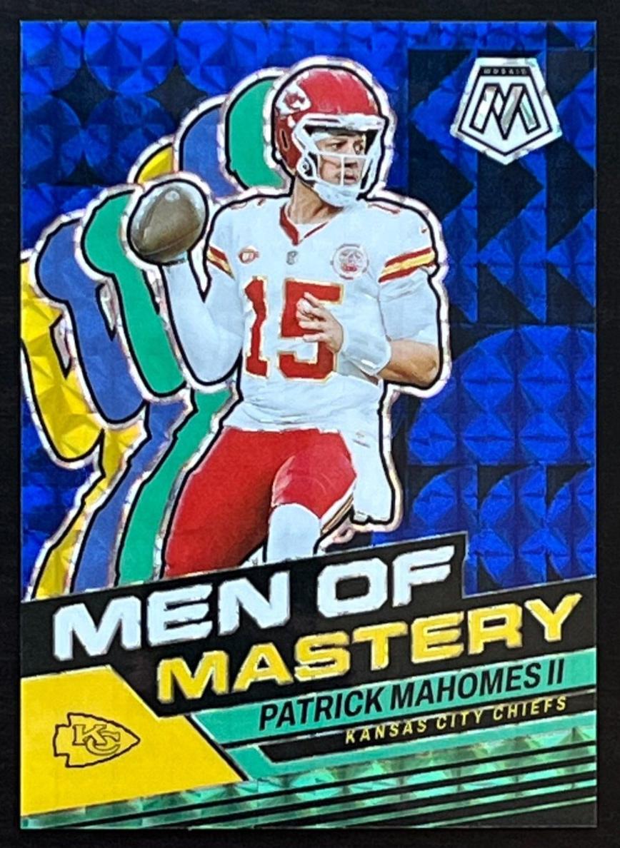 2024 Panini Mosaic Football Blue Patrick Mahomes II #MM-4