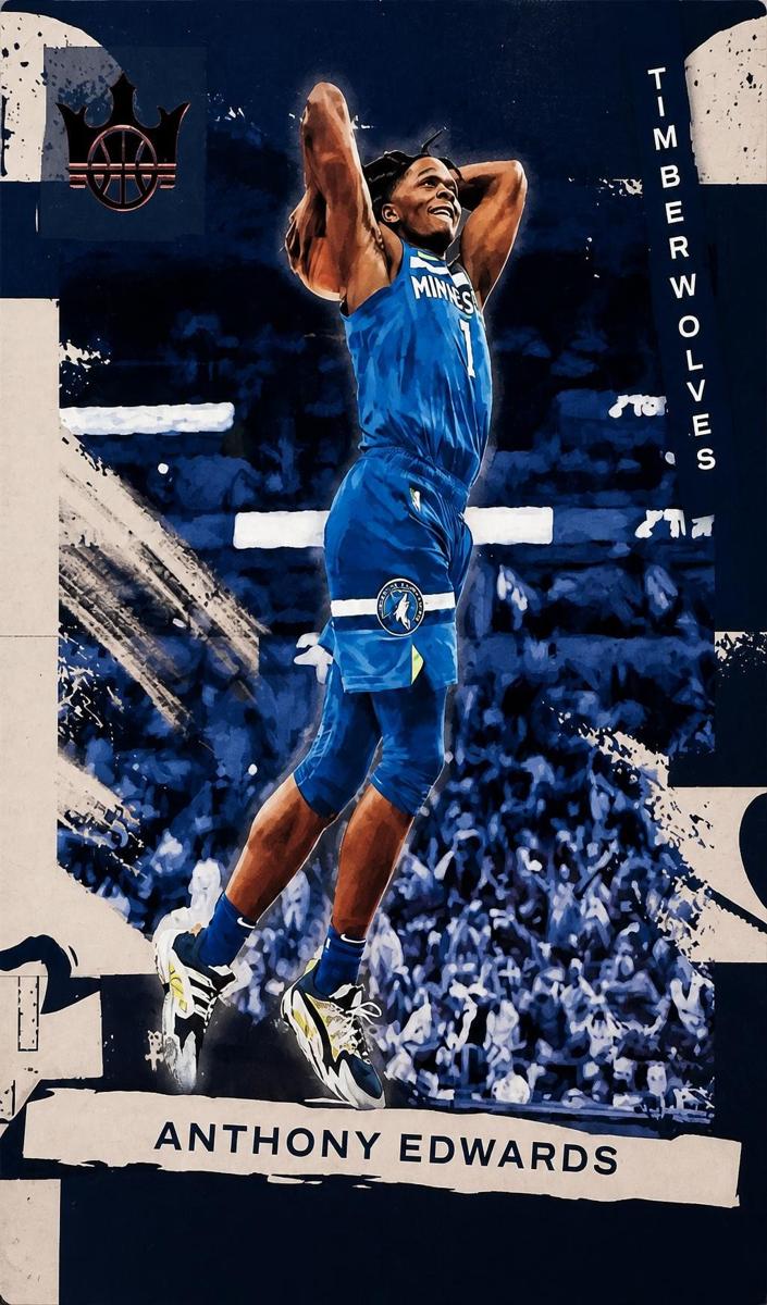 2021 Panini Court Kings Basketball Ruby Anthony Edwards #26