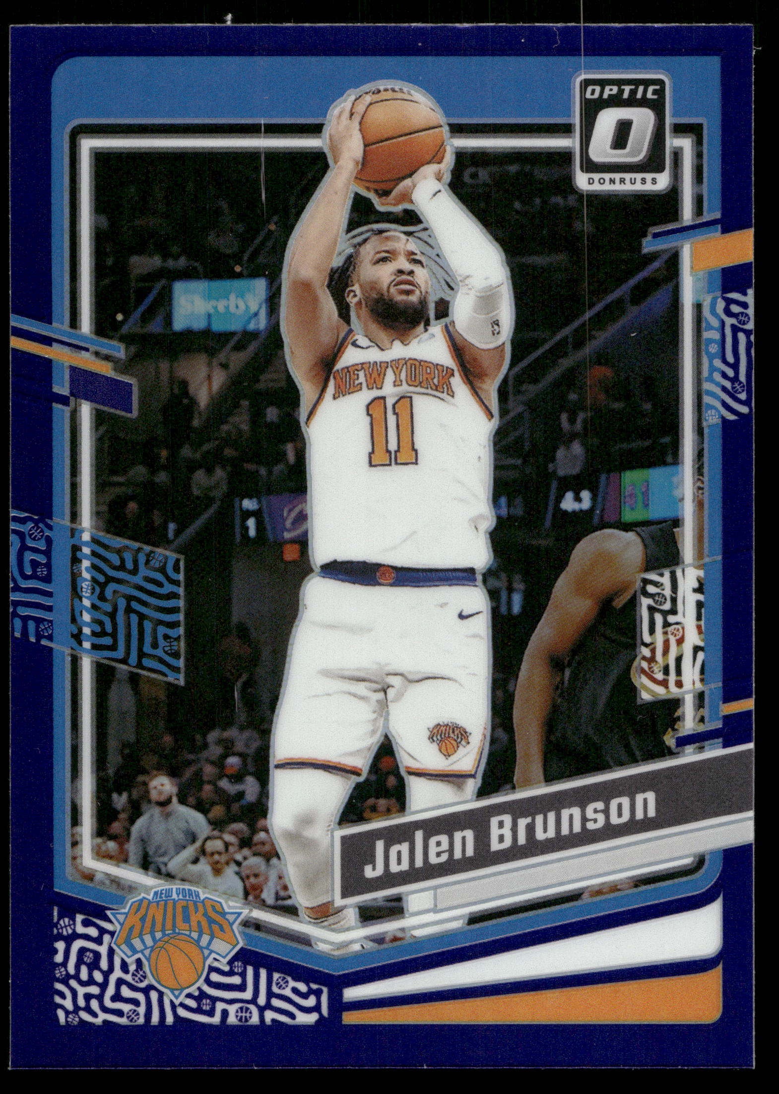 2023 Donruss Optic Basketball Purple Jalen Brunson #158