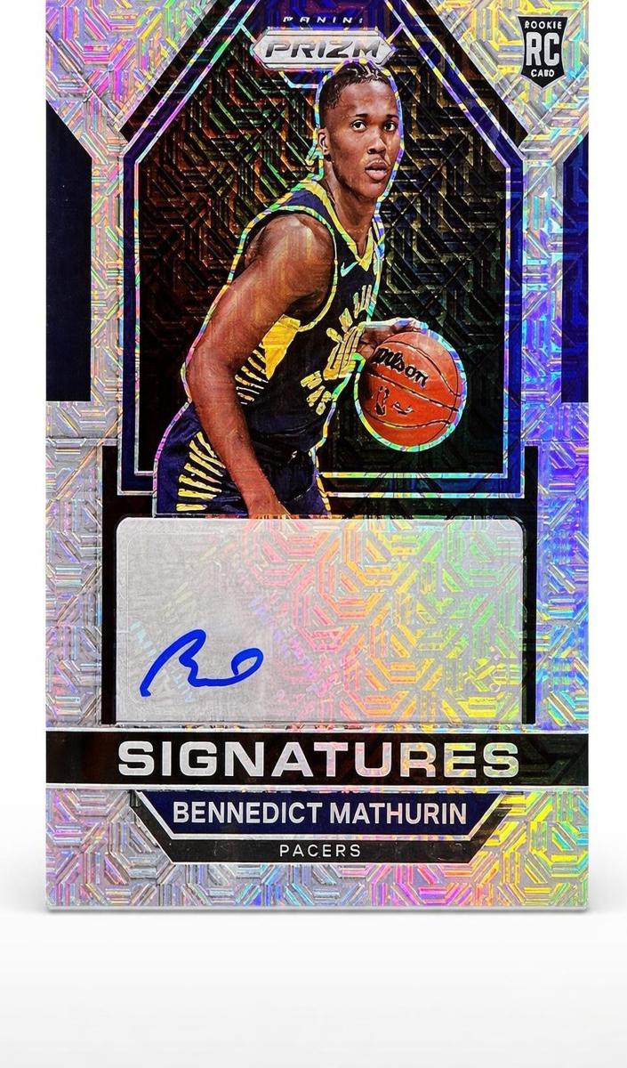 2022 Panini Prizm Basketball Mojo Bennedict Mathurin #RSI-BMA PSA 9