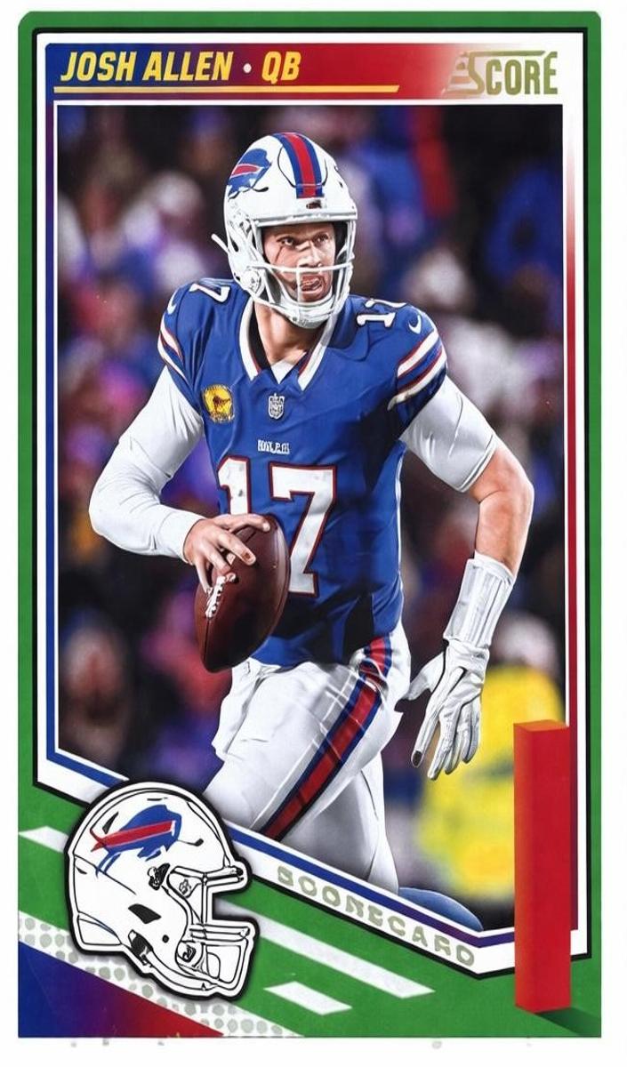 2025 Panini Score Football Cubic Josh Allen #159