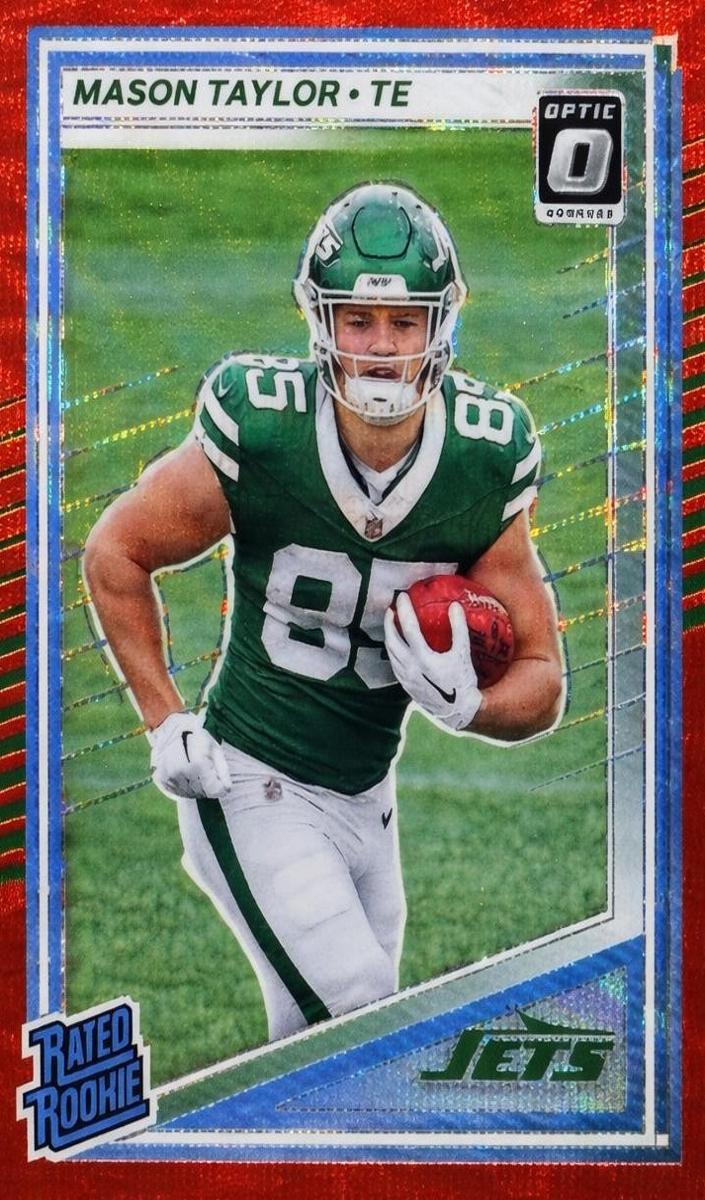 2025 Panini Donruss Football Red Wave Mason Taylor #328