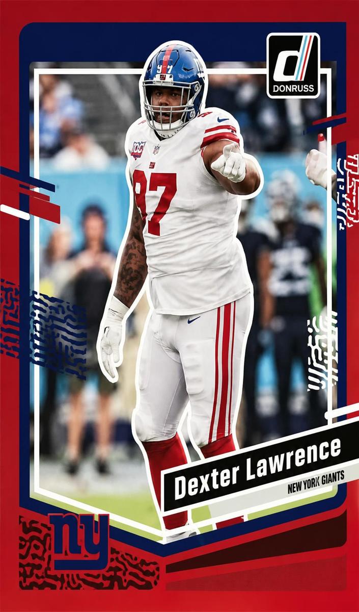 2023 Panini Donruss Football Press Proof Red Dexter Lawrence #222