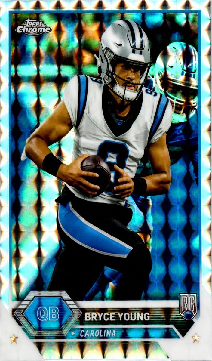 2023 Topps Composite Football Geometric Bryce Young #1 PSA 8.5