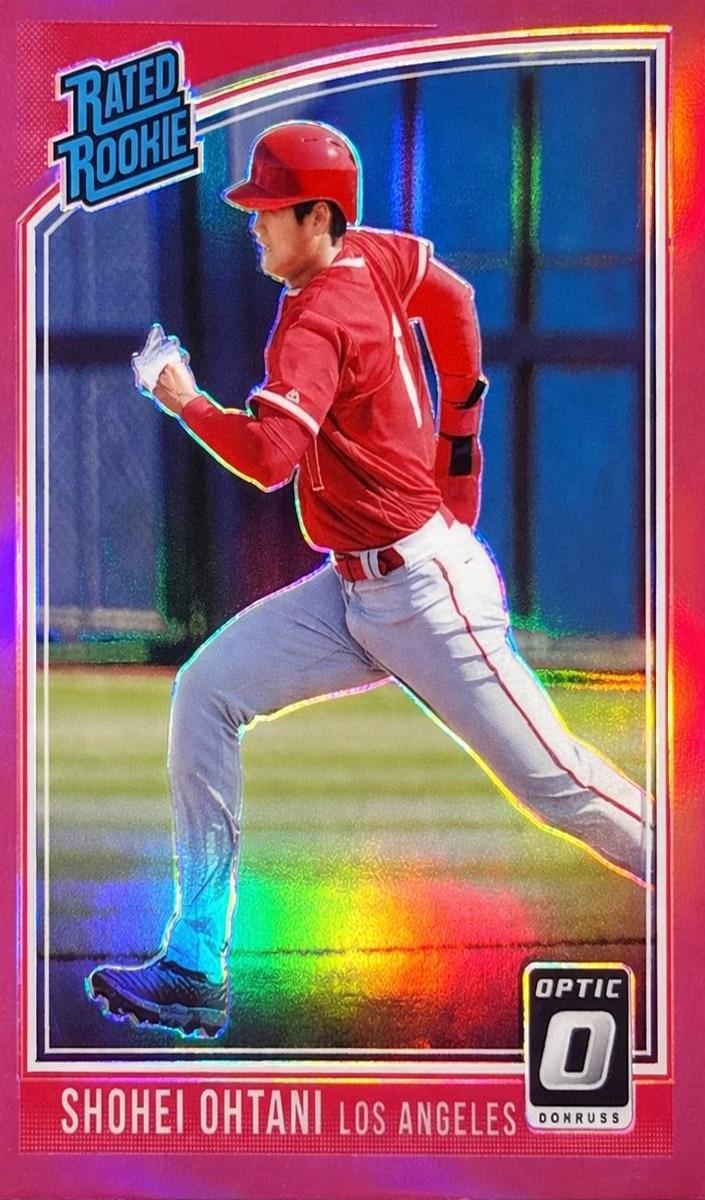 2018 Donruss Optic Baseball Pink - Running Shohei Ohtani #56 PSA 10