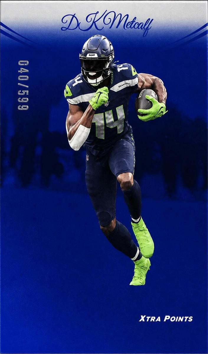 2024 Panini Prestige Football Blue Xtra Points DK Metcalf #268