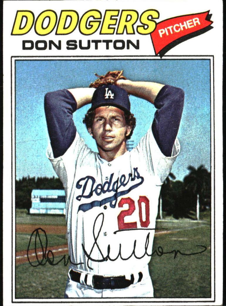 1977 Topps Baseball Don Sutton #620 PSA 4