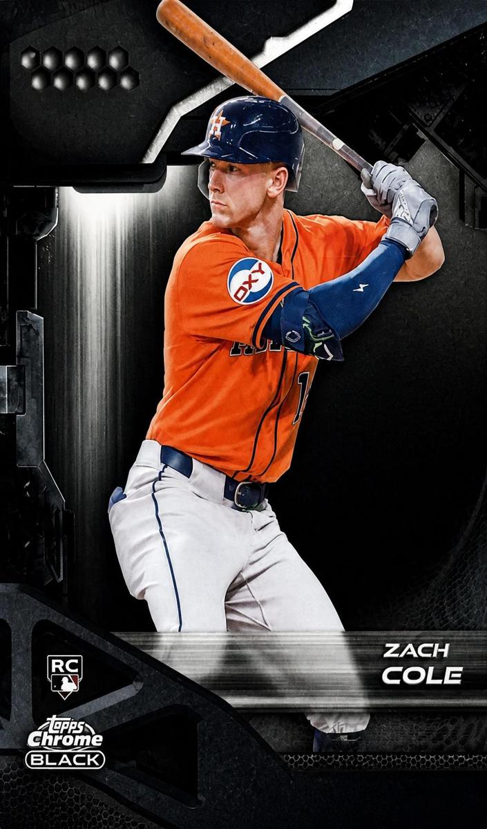 2026 Topps Chrome Black Baseball Zach Cole #137