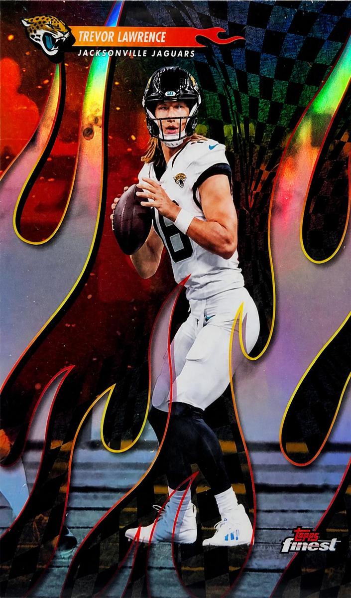 2025 Topps Finest Football Refractor Trevor Lawrence #T-19