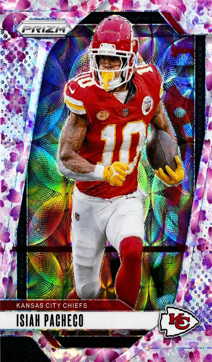 2024 Panini Prizm Football Choice Cherry Blossom Isiah Pacheco #139