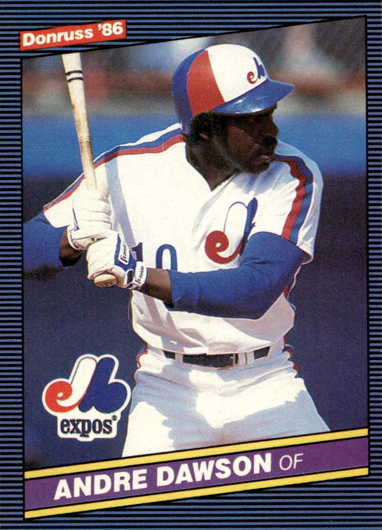 1986 Donruss Baseball Andre Dawson #87 PSA 9