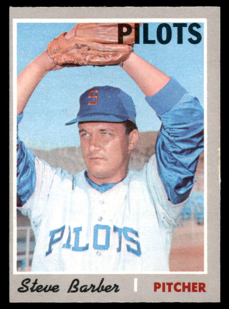 1970 O-Pee-Chee Baseball Steve Barber #224