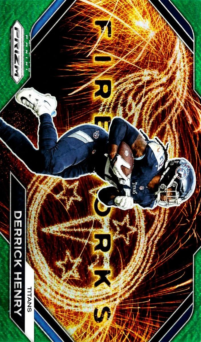 2023 Panini Prizm Football Green Derrick Henry #F-11 SGC 8.5
