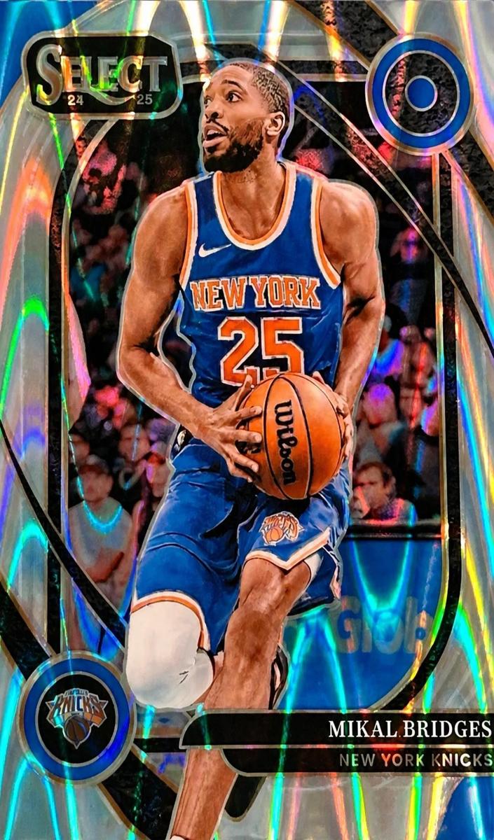 2024 Panini Select Basketball Tectonic Mikal Bridges #204