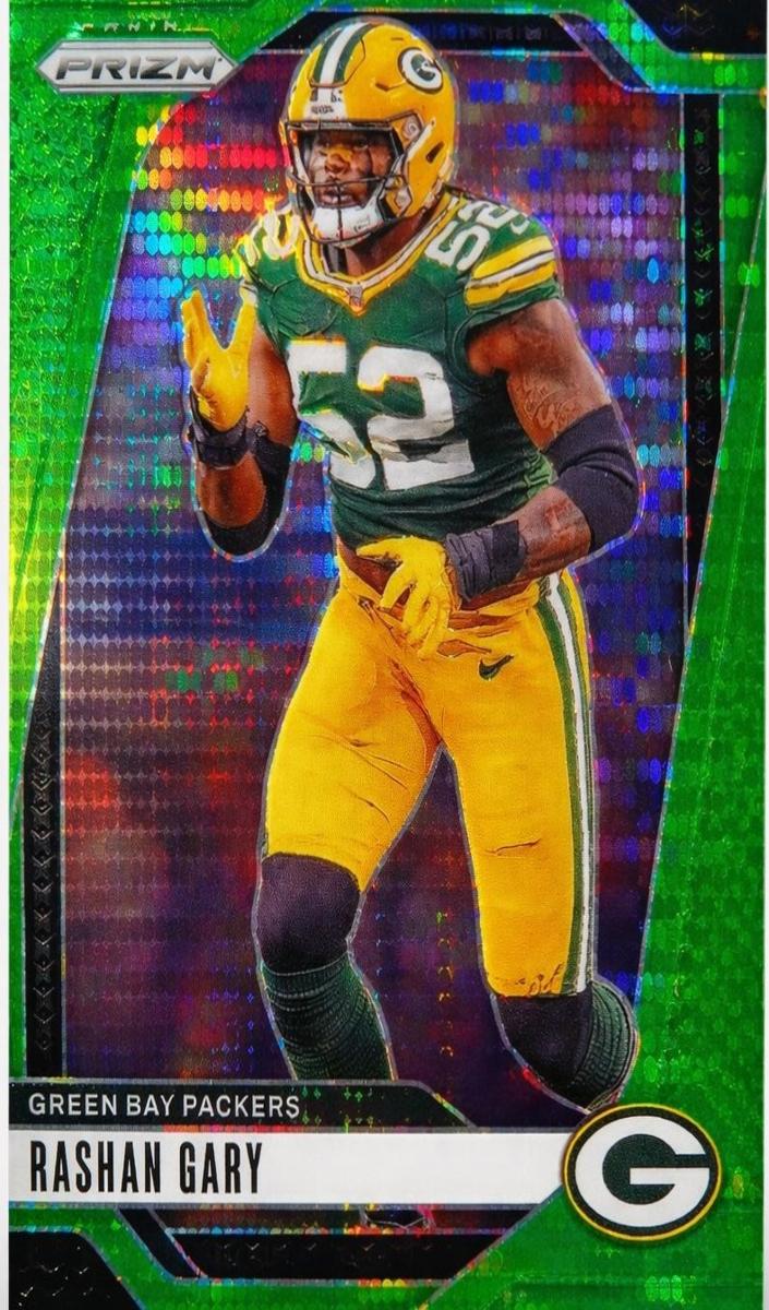 2024 Panini Prizm Football Neon Green Pulsar Rashan Gary #107