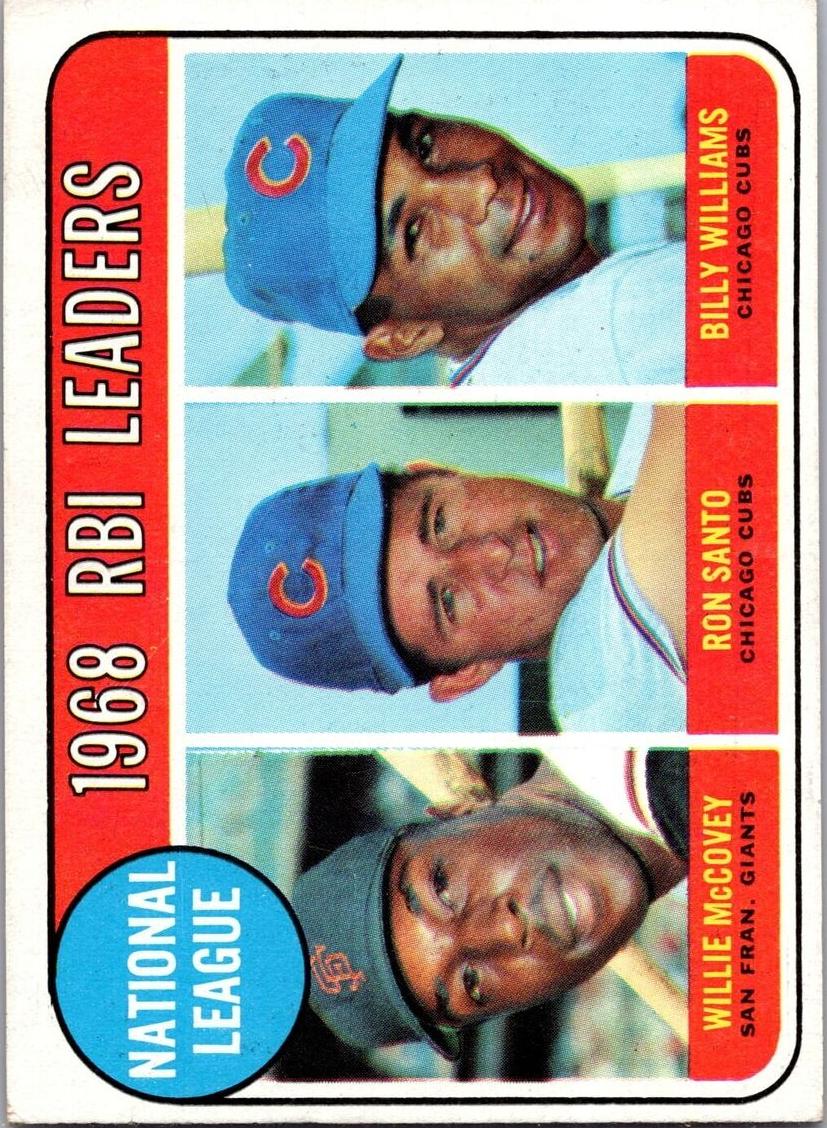 1969 Topps Baseball Willie McCovey #4 PSA 8