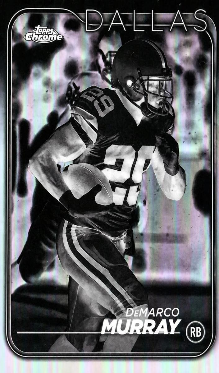 2024 Topps Chrome Football Negative Refractor DeMarco Murray #46