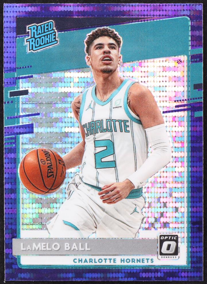 2020 Donruss Optic Basketball Purple Pulsar LaMelo Ball #153