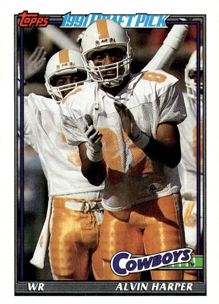 1991 Topps Football Alvin Harper #375