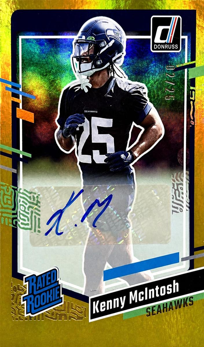 2023 Panini Donruss Football Gold Kenny McIntosh #391