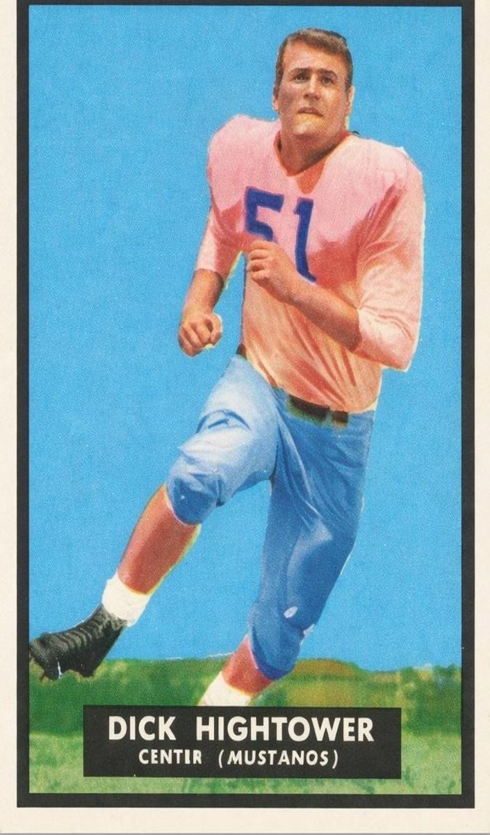 1951 Topps Magic Football Dick Hightower #51 PSA 5.5