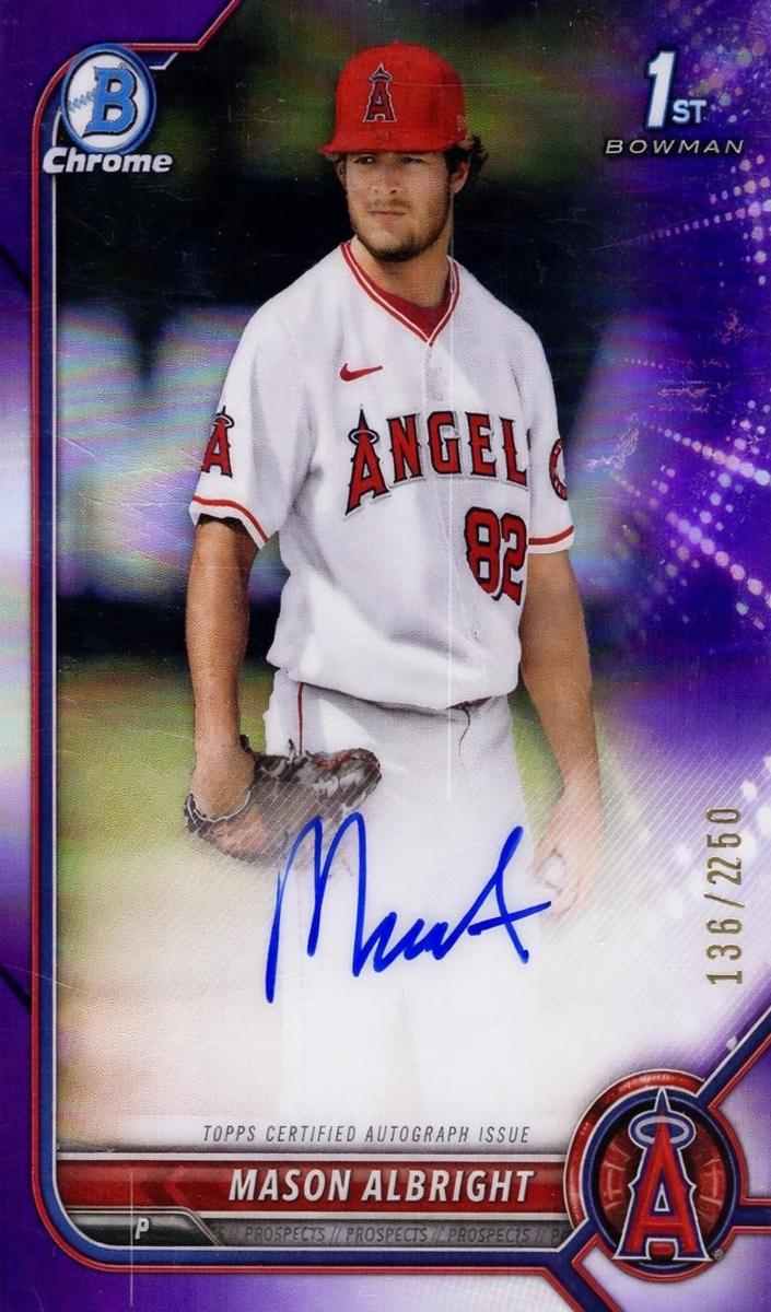 2022 Bowman Chrome Prospects Baseball Mason Albright #CPA-MA PSA 10