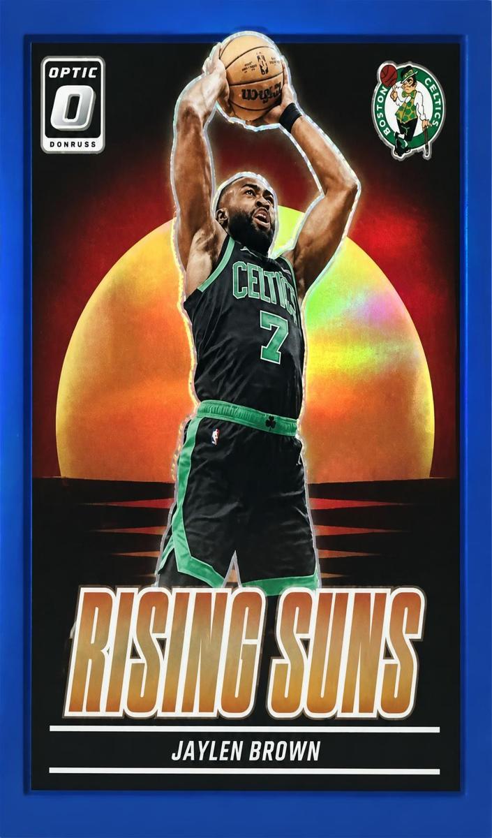 2024 Donruss Optic Basketball Blue Jaylen Brown #17