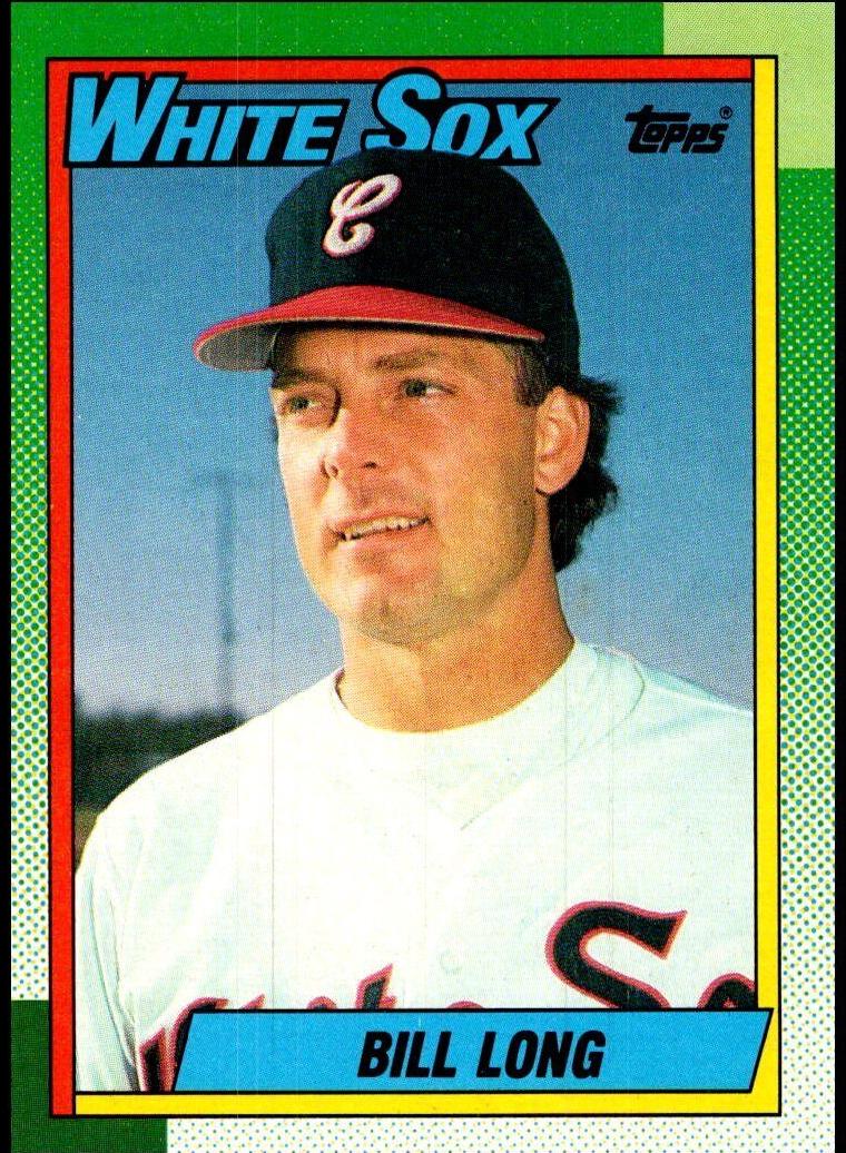 1990 Topps Baseball Bill Long #499