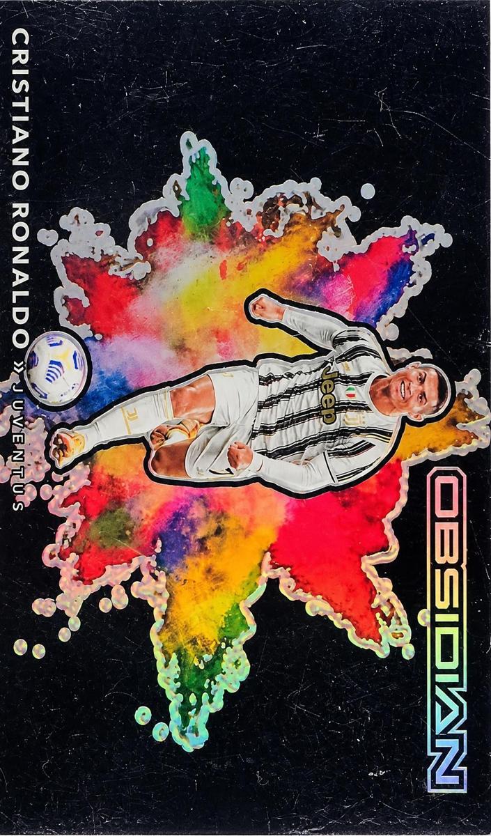 2020 Panini Obsidian Black Soccer Cristiano Ronaldo #5 PSA 10