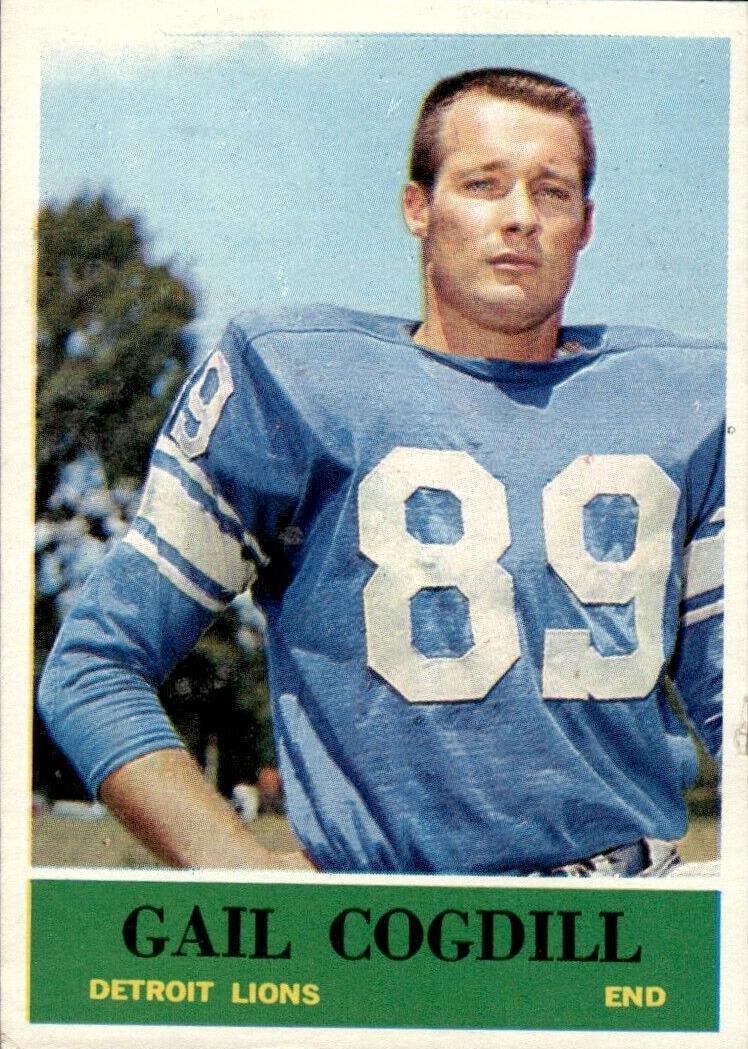 1964 Philadelphia Football Gail Cogdill #59 PSA 7.5