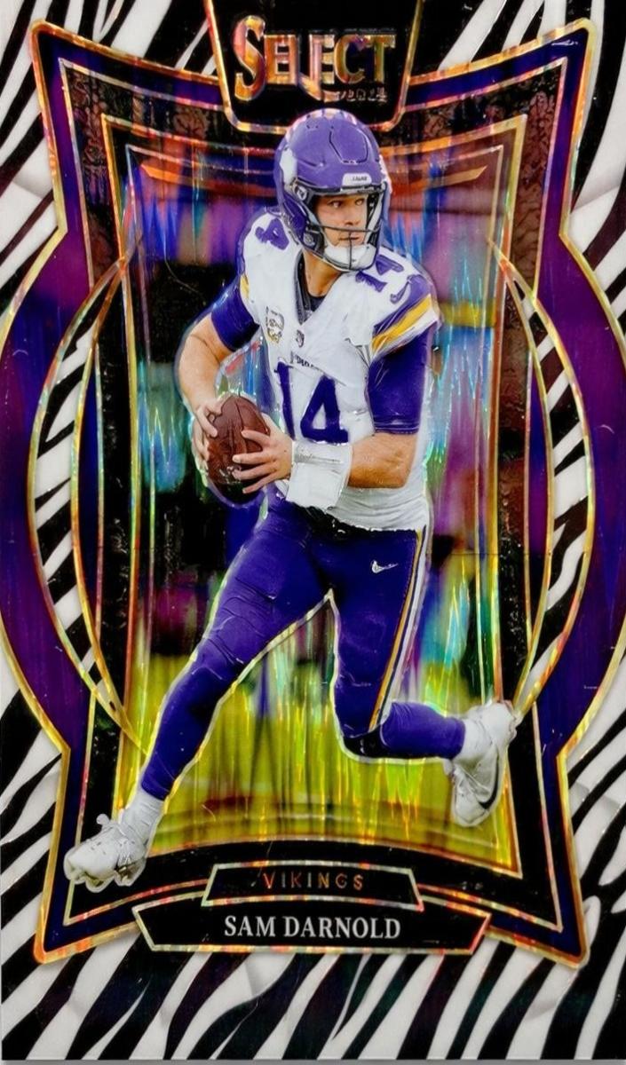 2024 Panini Select Football Zebra Sam Darnold #92