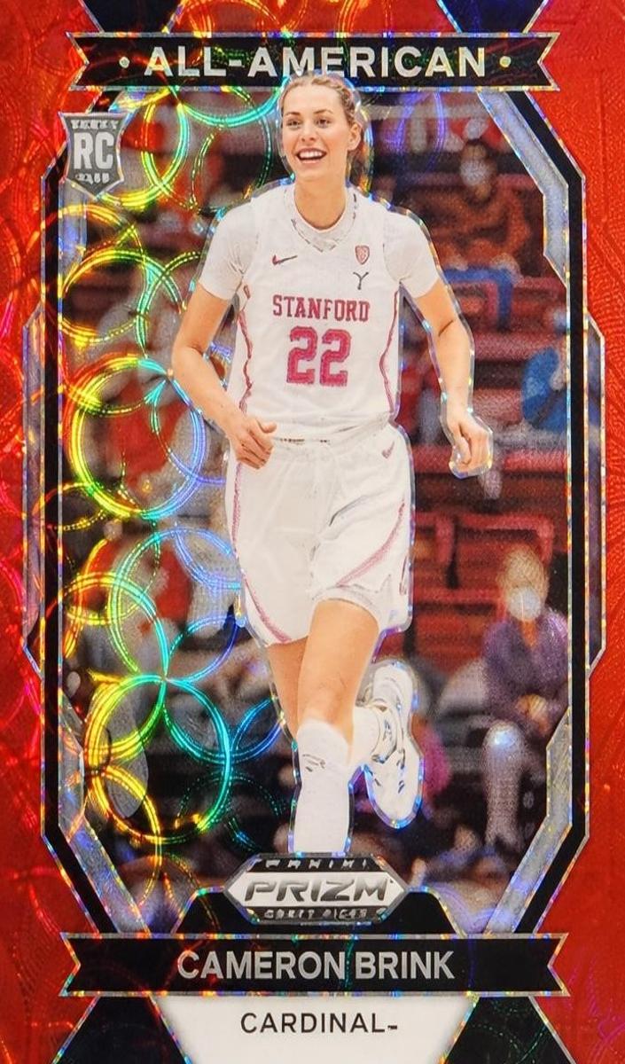 2024 Panini Prizm Draft Picks Basketball Red Scope Cameron Brink #89 PSA 10