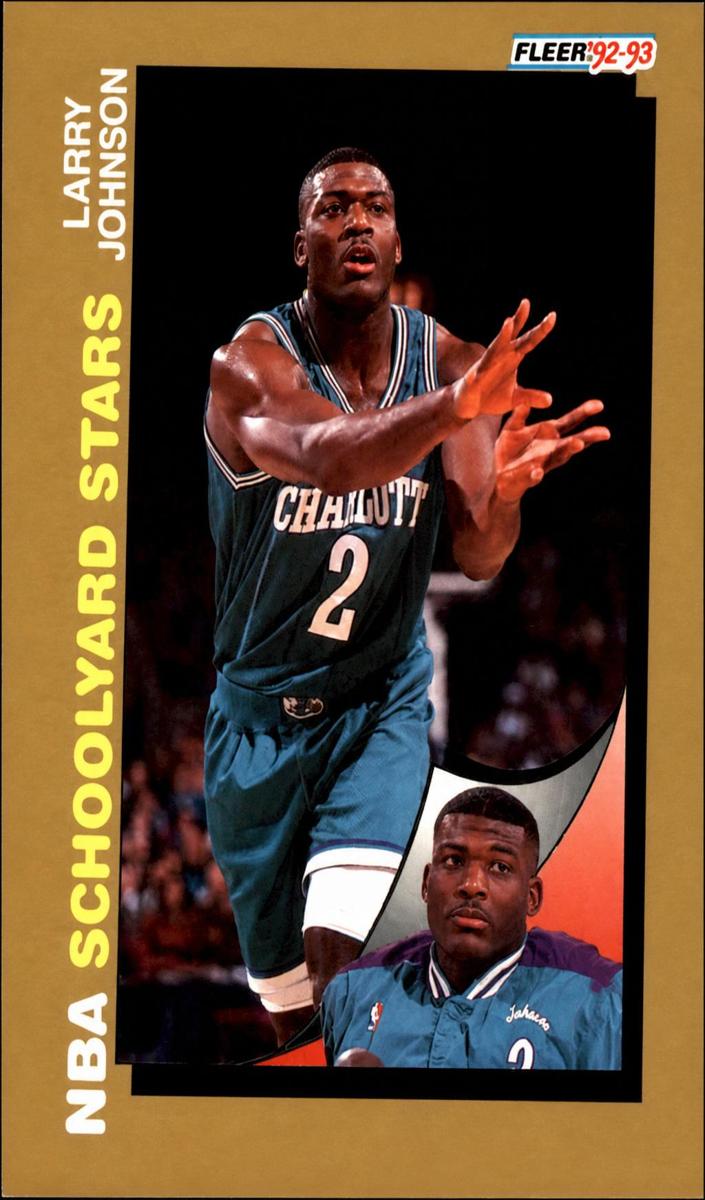1992 Fleer Basketball Larry Johnson #259